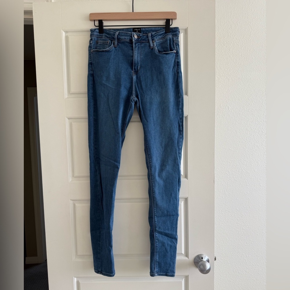 Just Black Denim Skinny Jeans Dark Wash Size 30 - Picture 2 of 5